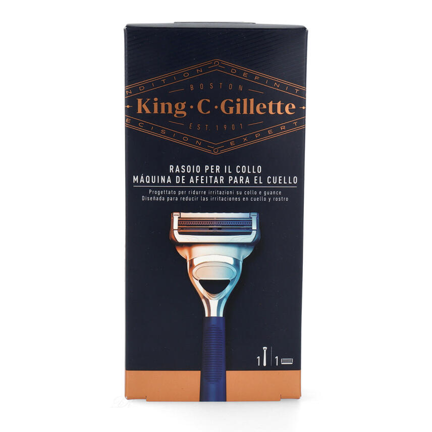 King C Gillette Hals und Nackenrasierer