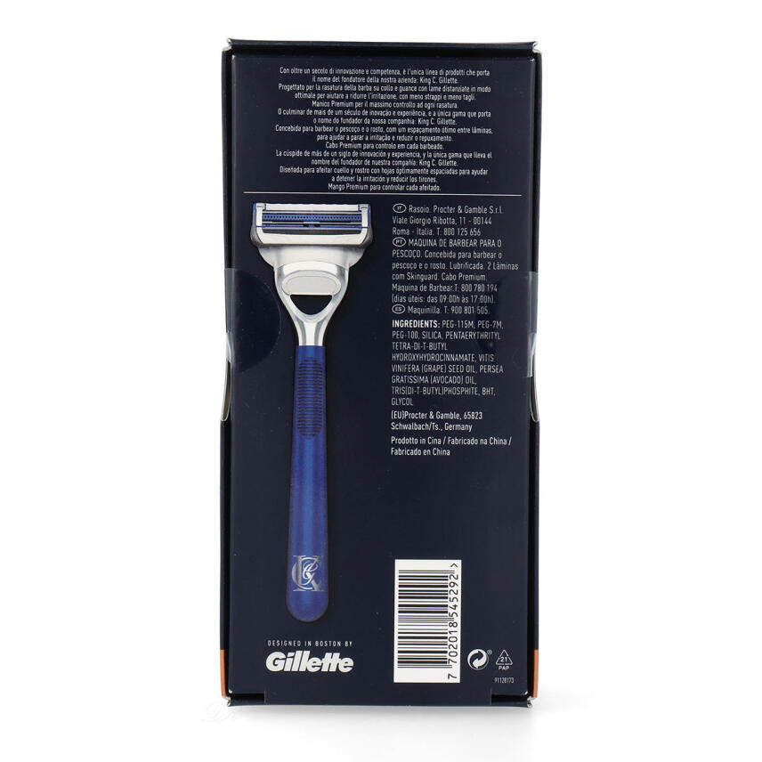 King C Gillette Hals und Nackenrasierer