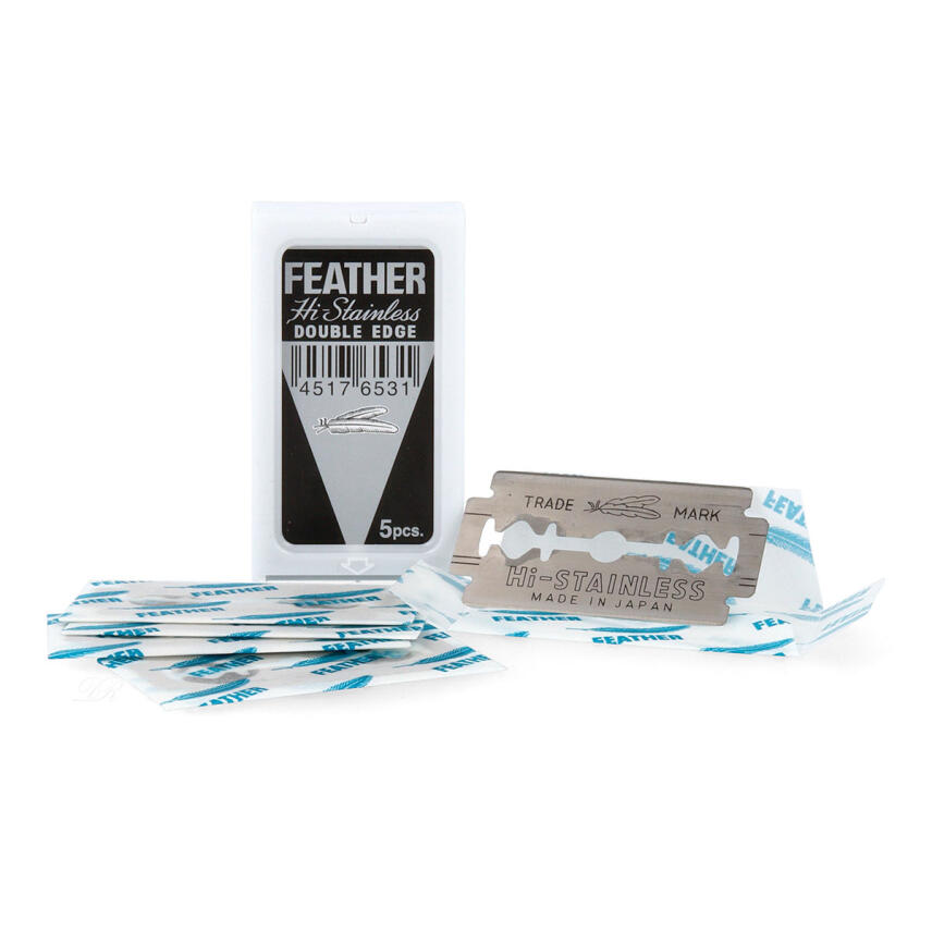 Feather Hi-Stainless Double Edge Rasierklingen Packungsinhalt 100 St&uuml;ck
