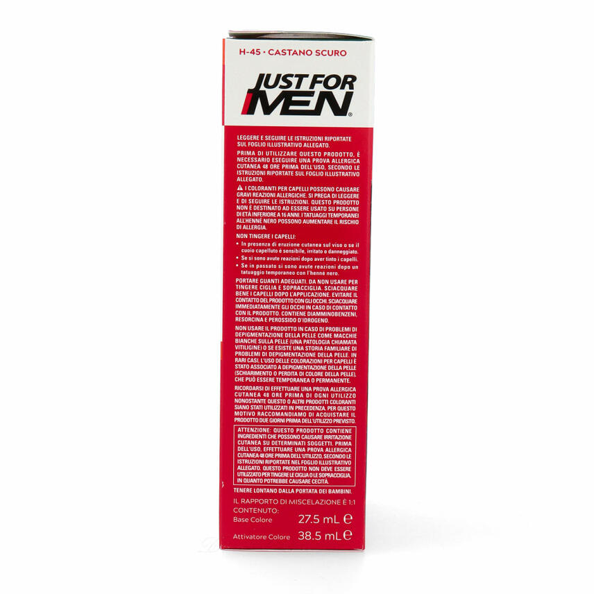 Just For Men Kastanienbraun dunkel colorierendes Shampoo H45 27,5ml + 38,5ml