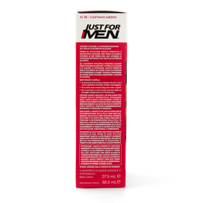 Just For Men Kastanienbraun medium colorierendes Shampoo H35 27,5ml + 38,5ml