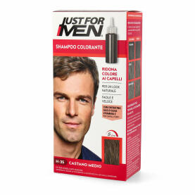 Just For Men Kastanienbraun medium colorierendes Shampoo H35 27,5ml + 38,5ml