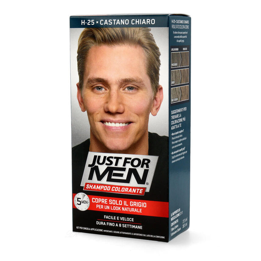 Just For Men Kastanienbraun hell colorierendes Shampoo H25 27,5ml + 38,5ml
