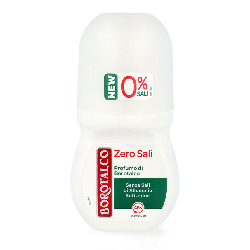 Borotalco Original Zero Sali Deoroller ohne Aluminiumsalze 50 ml