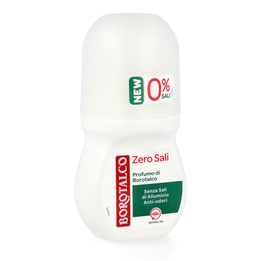 Borotalco Original Zero Sali Deoroller ohne Aluminiumsalze 50 ml