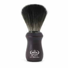 Omega shaving brush 196833 Black Hi-Brush synthetic fibre...
