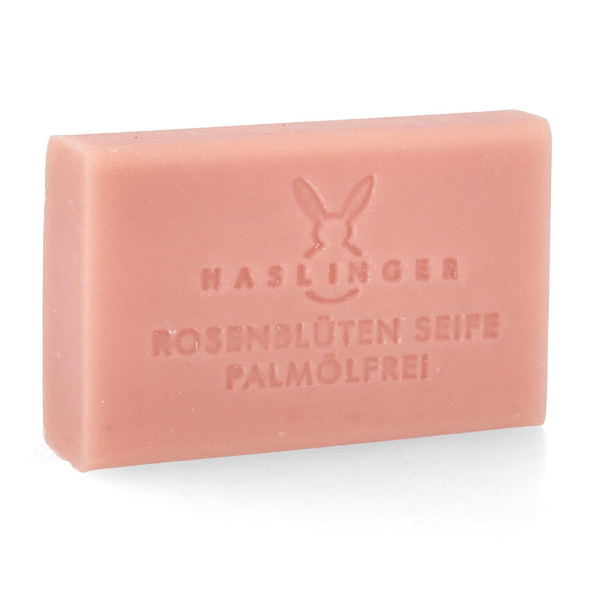 Haslinger Palm&ouml;lfreie Rosenbl&uuml;ten Seife 100 g