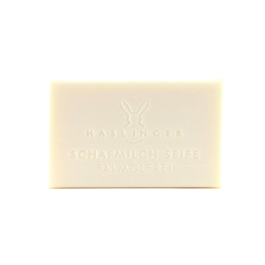 Haslinger Palm&ouml;lfreie Schafmilch Seife 100 g