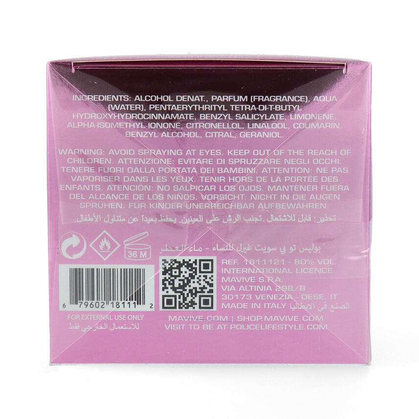 Police To Be Sweet Girl Eau de Parfum Spray f&uuml;r Damen 125ml