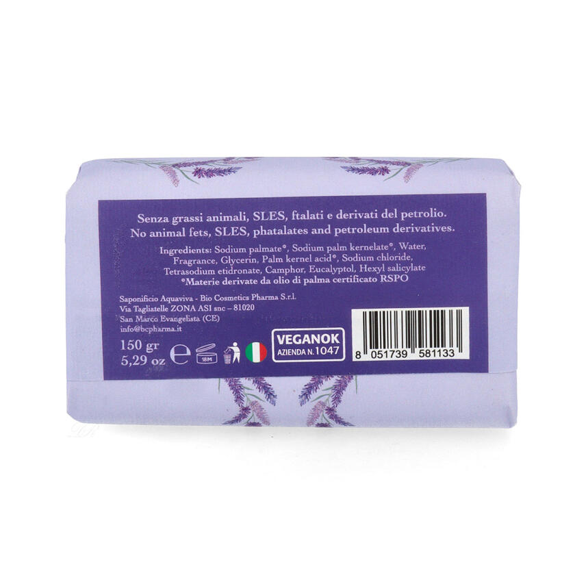 Saponificio Aquaviva Profumi della natura Lavanda 150 g