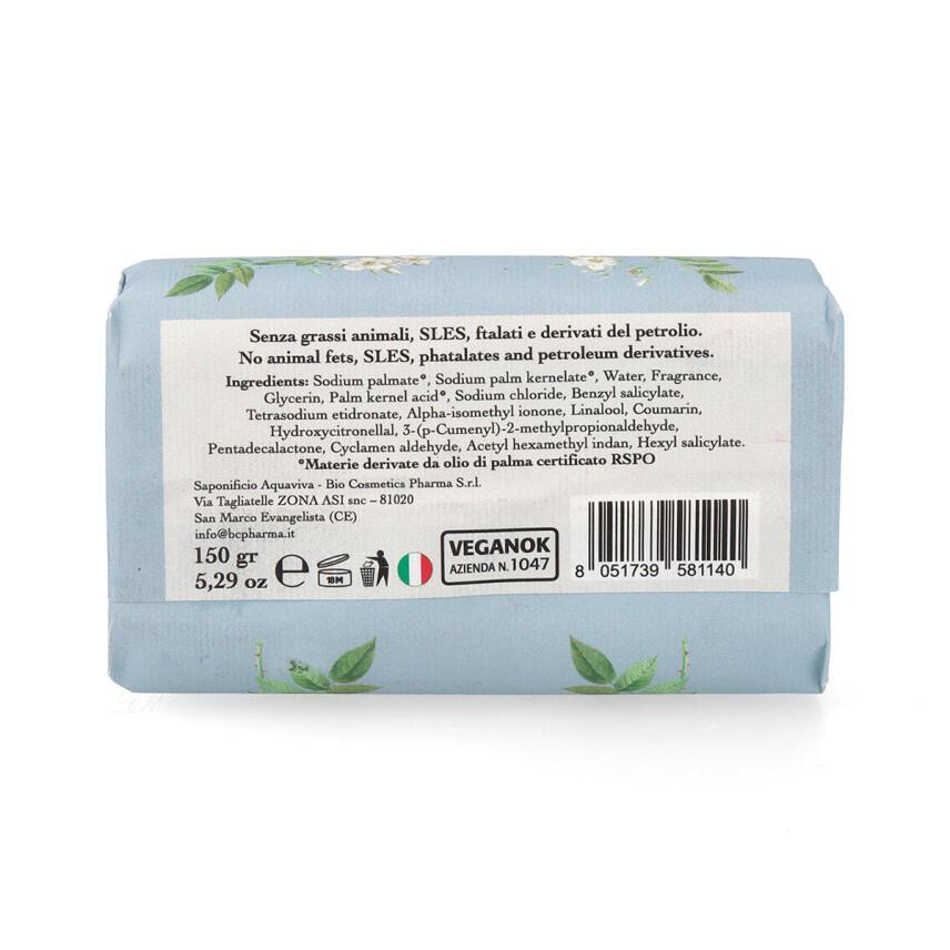 Saponificio Aquaviva Profumi della natura Muschio Bianco 150 g