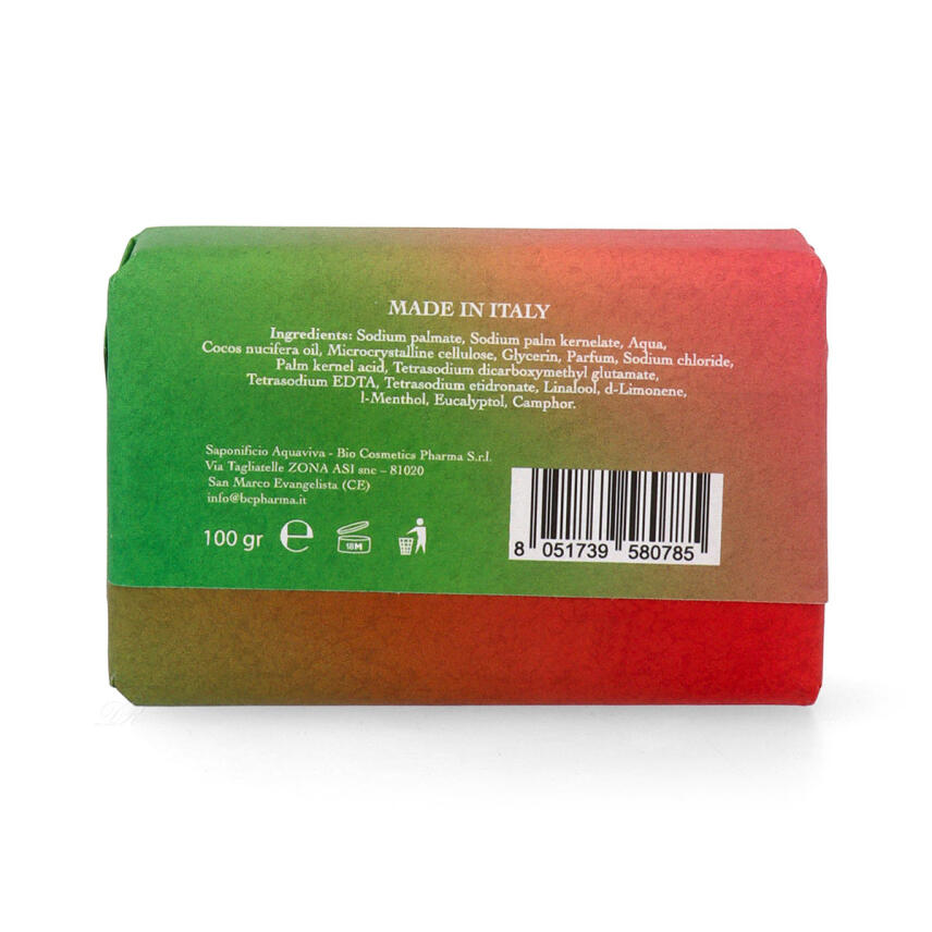 Saponificio Aquaviva Speciali Menta &amp; Melograno Peeling Seife 100 g