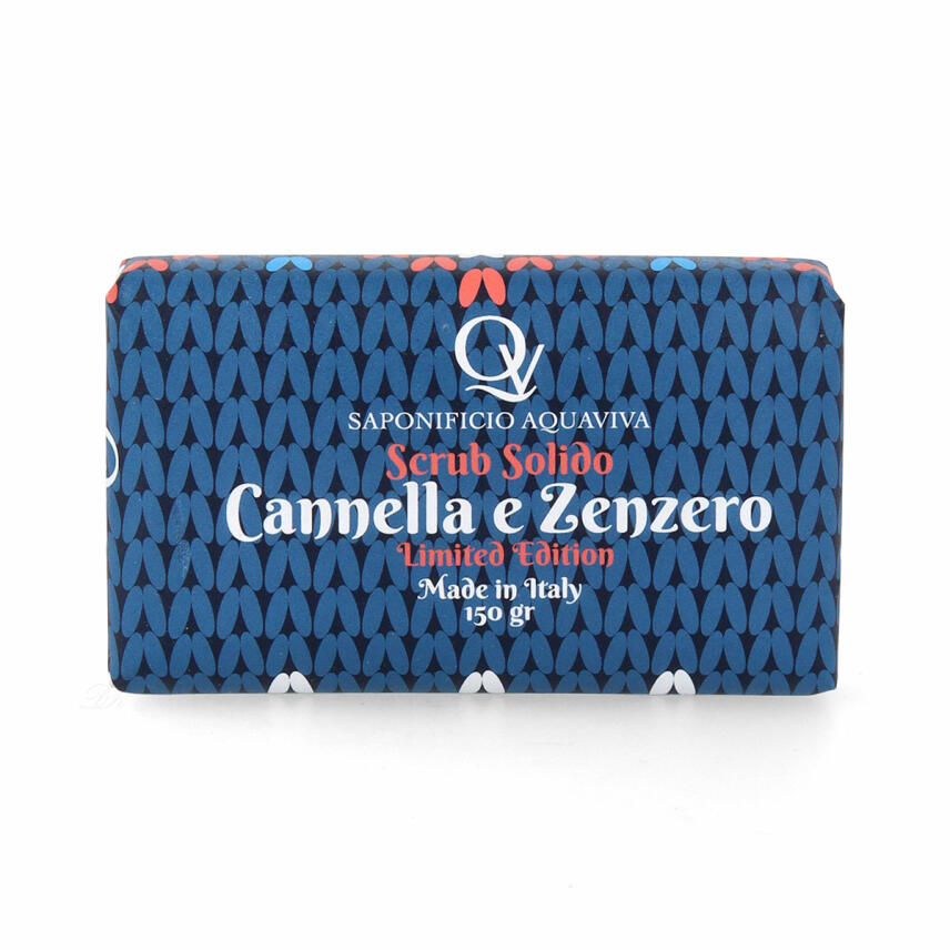 Saponificio Aquaviva Limited Edition Canella &amp; Zenzero Peeling Seife 150 g