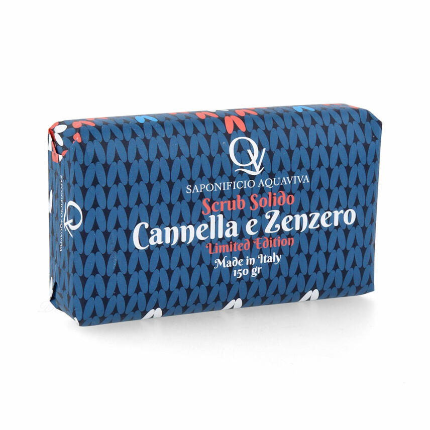Saponificio Aquaviva Limited Edition Canella &amp; Zenzero Peeling Seife 150 g