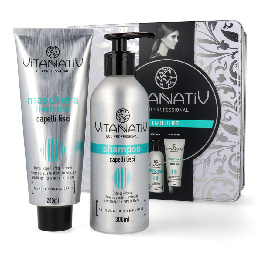 Vitanativ Geschenkbox Shampoo + Conditioner f&uuml;r glattes Haar