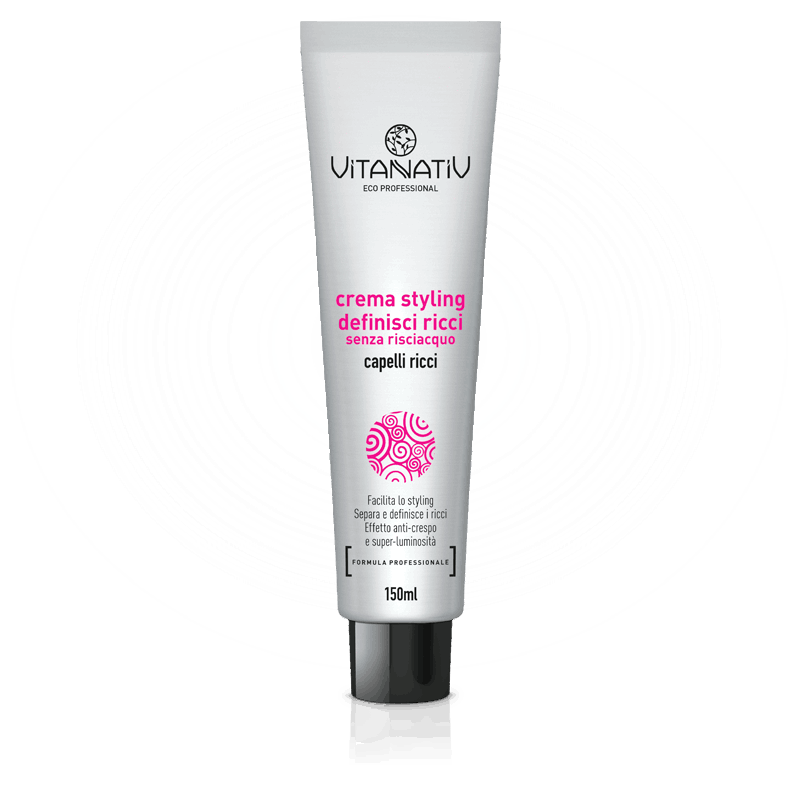 Vitanativ Haarstyling creme f&uuml;r lockiges Haar ohne auswaschen 150 ml