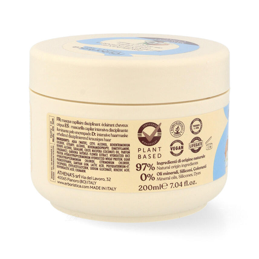 LErboristica di Athenas Olio di Cocco &amp; Mono&iuml; Haarmaske 200 ml