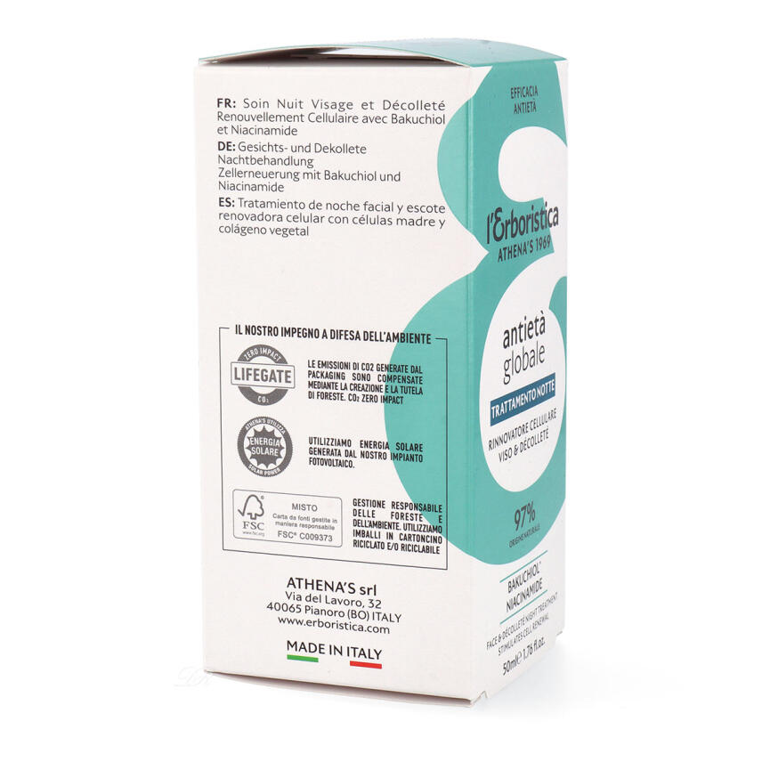 LErboristica di Athenas Antiet&agrave; Globale Kollagen Anti Falten Nachtcreme 50 ml