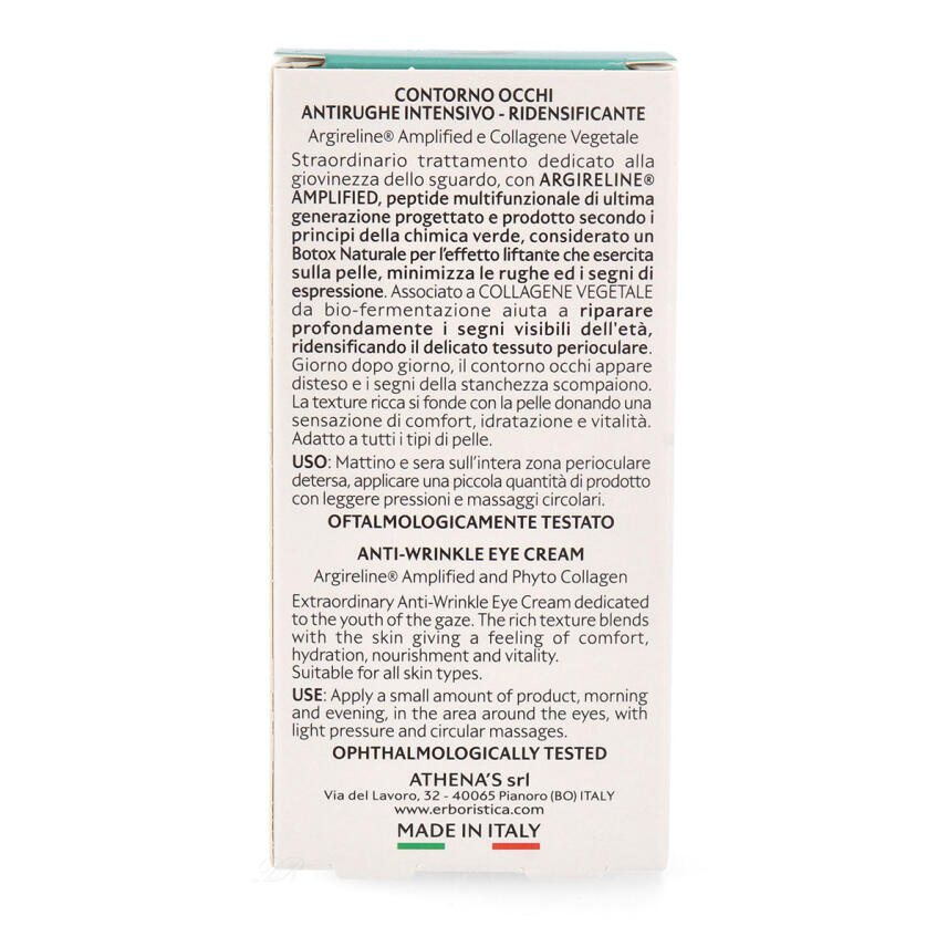 LErboristica di Athenas Antiet&agrave; Globale Hyaluron Anti Falten Augencreme 15 ml
