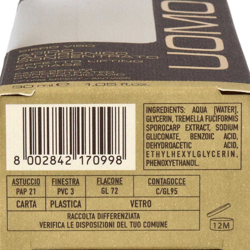 LErboristica di Athenas Uomo Anti Falten Hyaluron Serum 30 ml