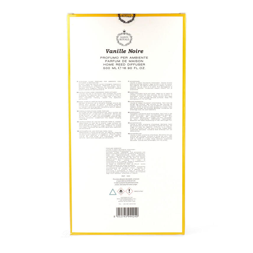 Maison Royale Vanille Noir Raumdiffusor 500 ml
