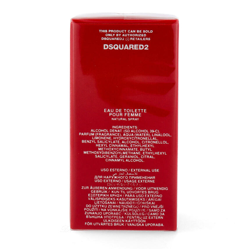 Dsquared2 Red Wood Eau de Toilette  f&uuml;r Damen 50 ml