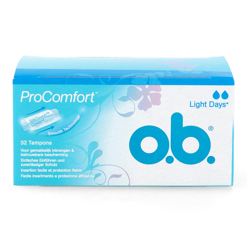 O.B. OB ProComfort Tampons Leichte Tage 32 St&uuml;ck