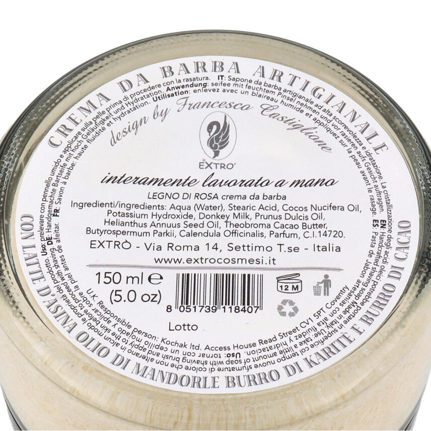 Extro Legno di Rosa - Rosenholz Rasiercreme 150 ml