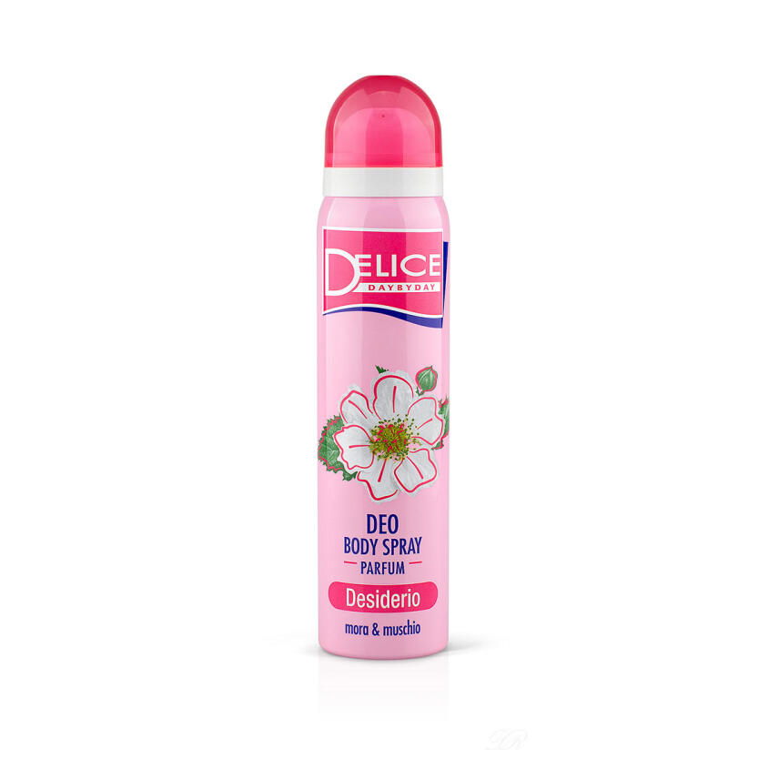 DELICE Body Spray Deo DESIDERIO Moschus und Brombeere 100 ml