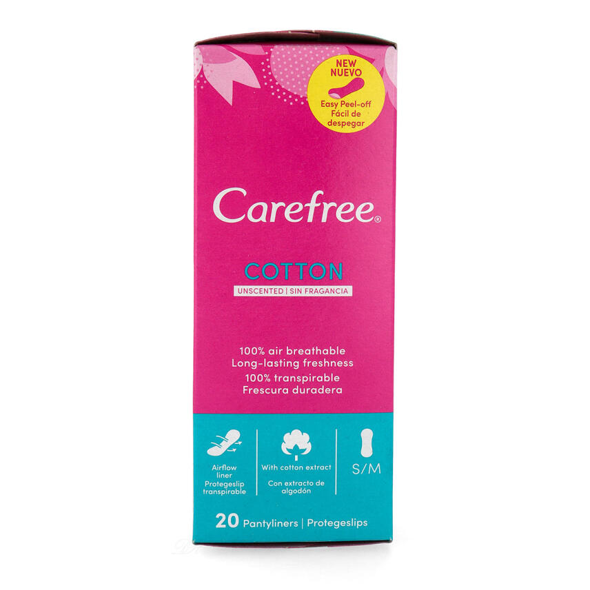 Carefree Slipeinlage Cotton ohne Duftstoffe 20 St&uuml;ck