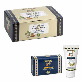 LAmande Giftbox sweet Almond Soap + Hand cream