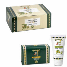 LAmande Gift Box Olive oil Soap 150g + Hand cream 30ml