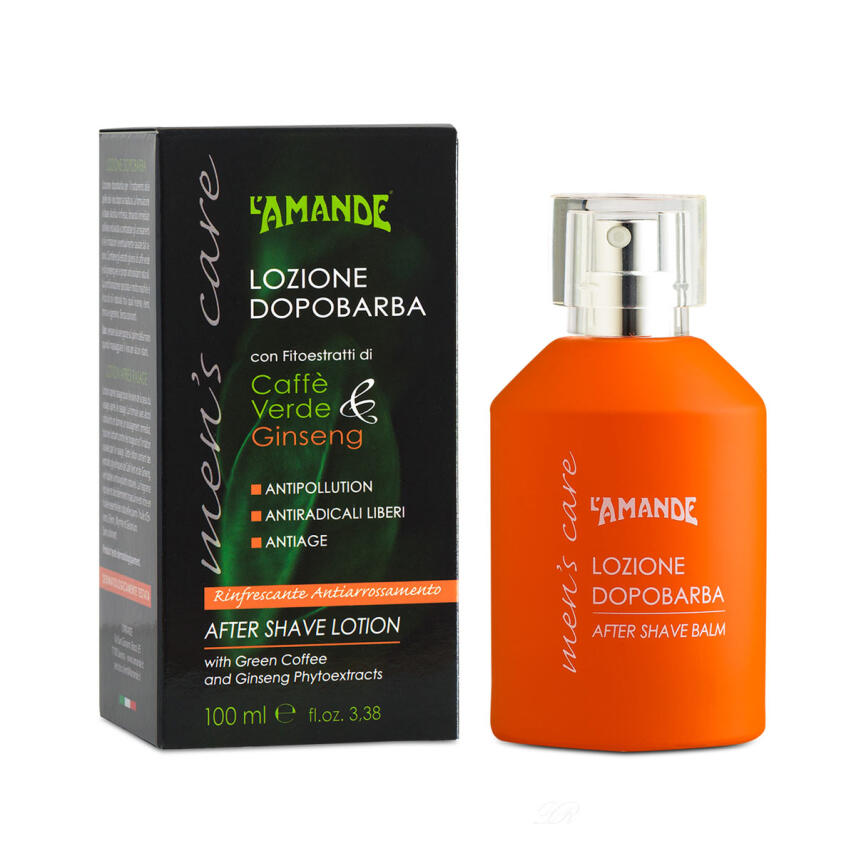LAmande Men&acute;s Care Gr&uuml;ner Kaffee &amp; Ginseng After Shave100 ml