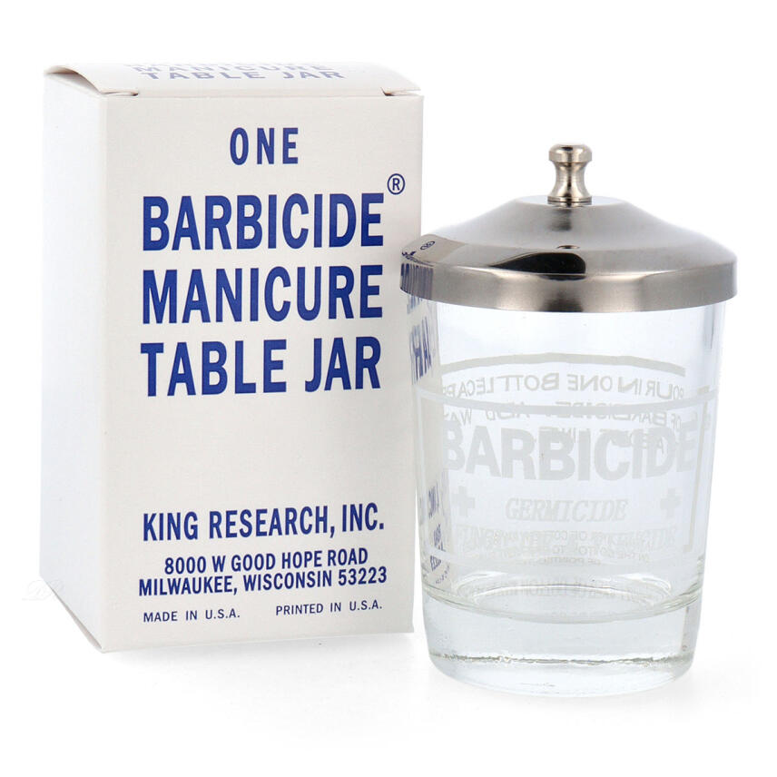 Barbicide Desinfektionsglas klein Manik&uuml;re Tischglas 120ml
