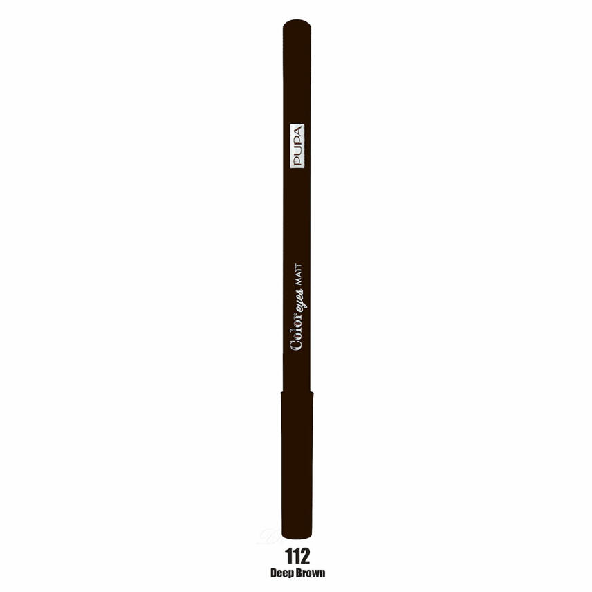 Pupa Color Eyes Matt Eyeliner-Kajal Pencil 1,1 g 112 - Deep Brown