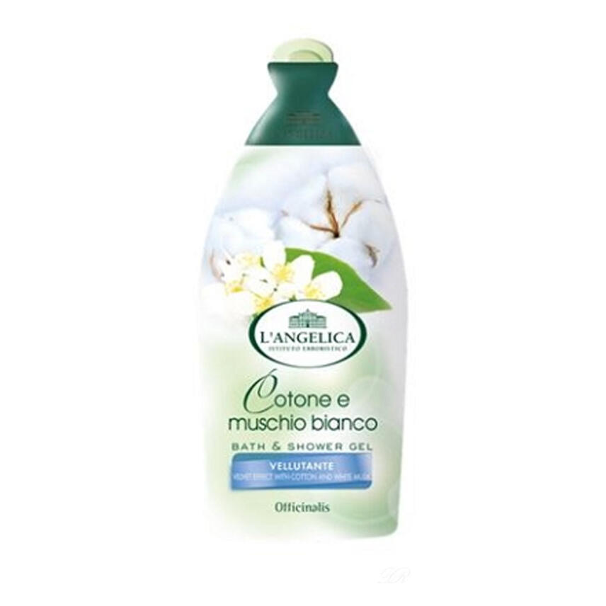 LAngelica Bade- und Duschgel Cotone e Muschio Bianco 500 ml