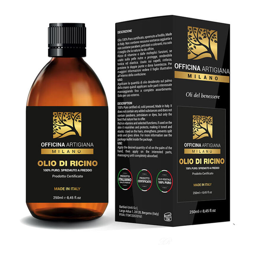 Officina Artigiana Reines Rizinus&ouml;l kaltgepresst 250 ml
