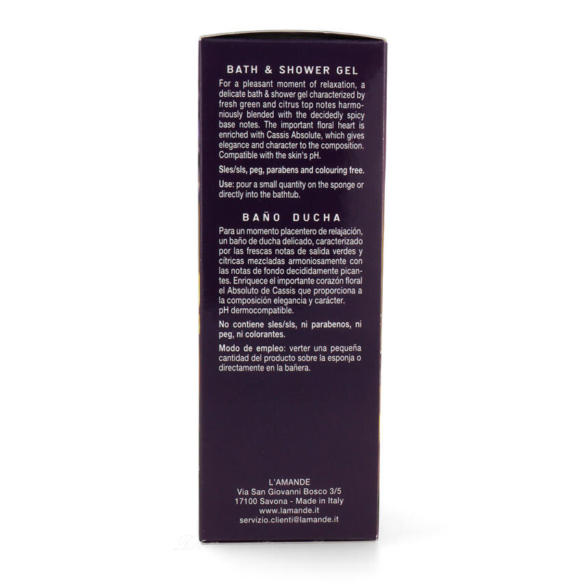 LAmande Cassis Supremo Bade und Duschgel in Sammeldose 250 ml