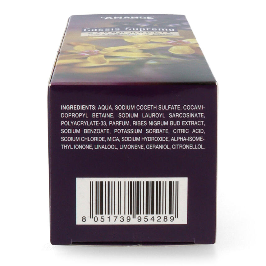 LAmande Cassis Supremo Bade und Duschgel in Sammeldose 250 ml