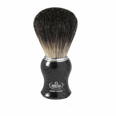 Omega Shaving Brush Pure Badger 6650 Carbon look handle