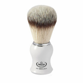 Omega shaving brush 46745 Hi-Brush synthetic fibre -...