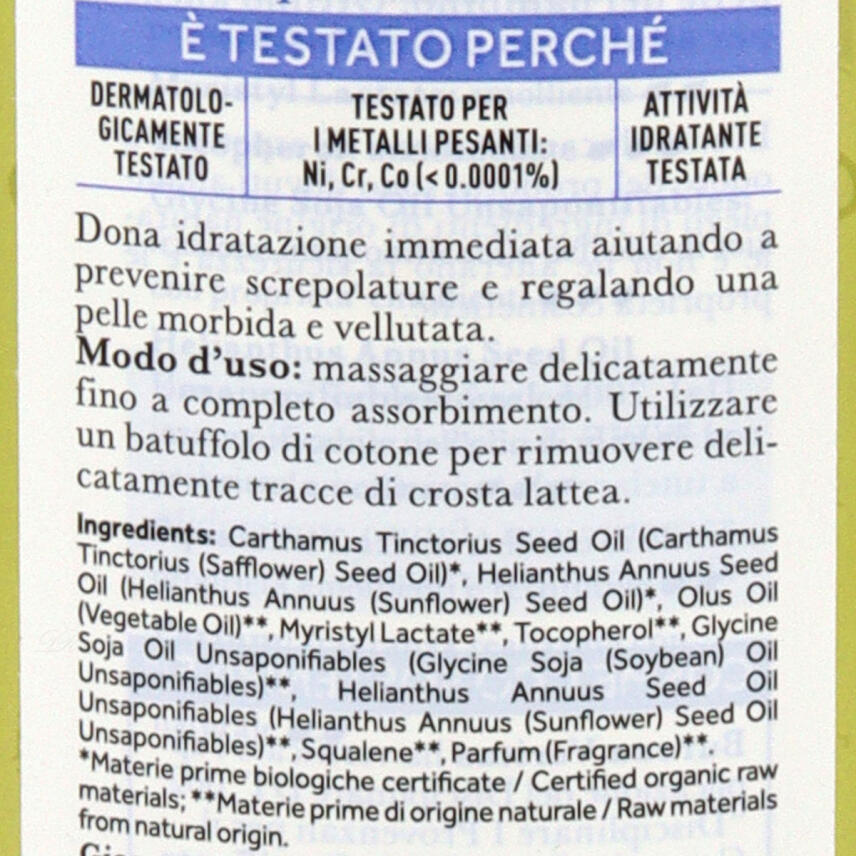 I Provenzali Linea Bimbi Nat&uuml;rliches Bio Baby Massag&ouml;l 150 ml