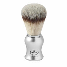 Omega Shaving Brush 46229 Hi Brush with silver Handle