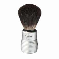 Omega Shaving Brush Pure Badger 6230 silver handle