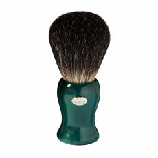 Omega Shaving Brush Pure Badger 6219 green resin handle