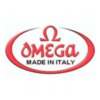 Omega Rasierpinsel Dachs Stockzupf 6219 Pure Badger mit grünem Griff