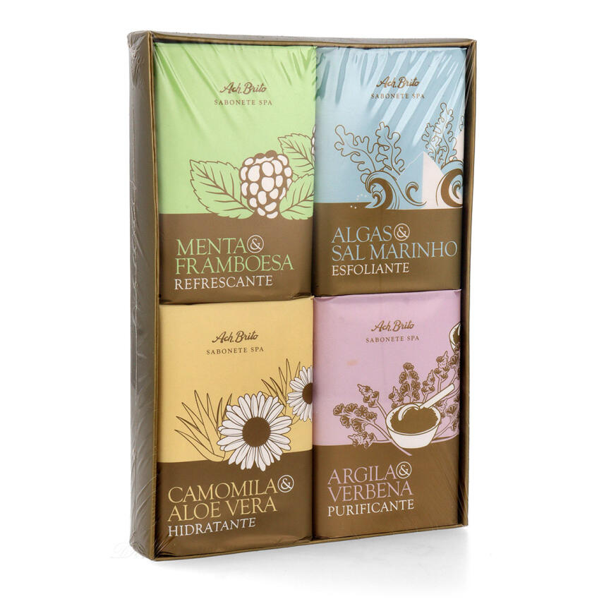 Ach Brito Spa 4 x 75 g Feste Seife Geschenkset