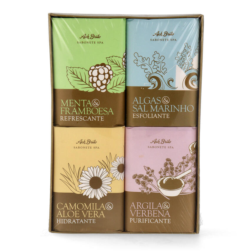 Ach Brito Spa 4 x 75 g Feste Seife Geschenkset
