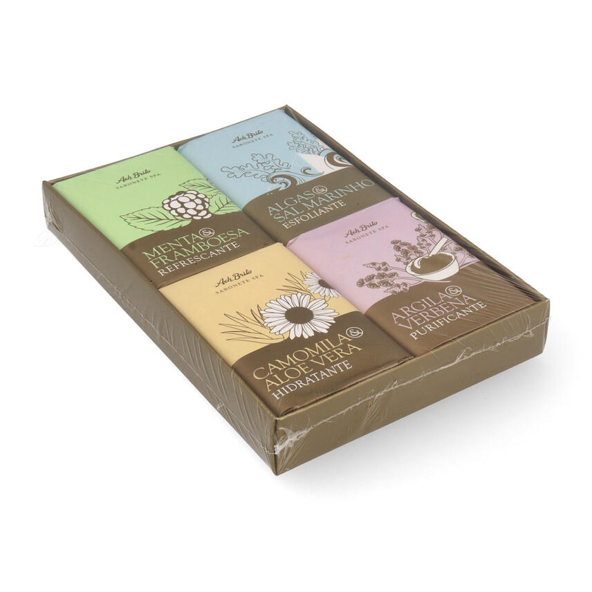 Ach Brito Spa 4 x 75 g Feste Seife Geschenkset