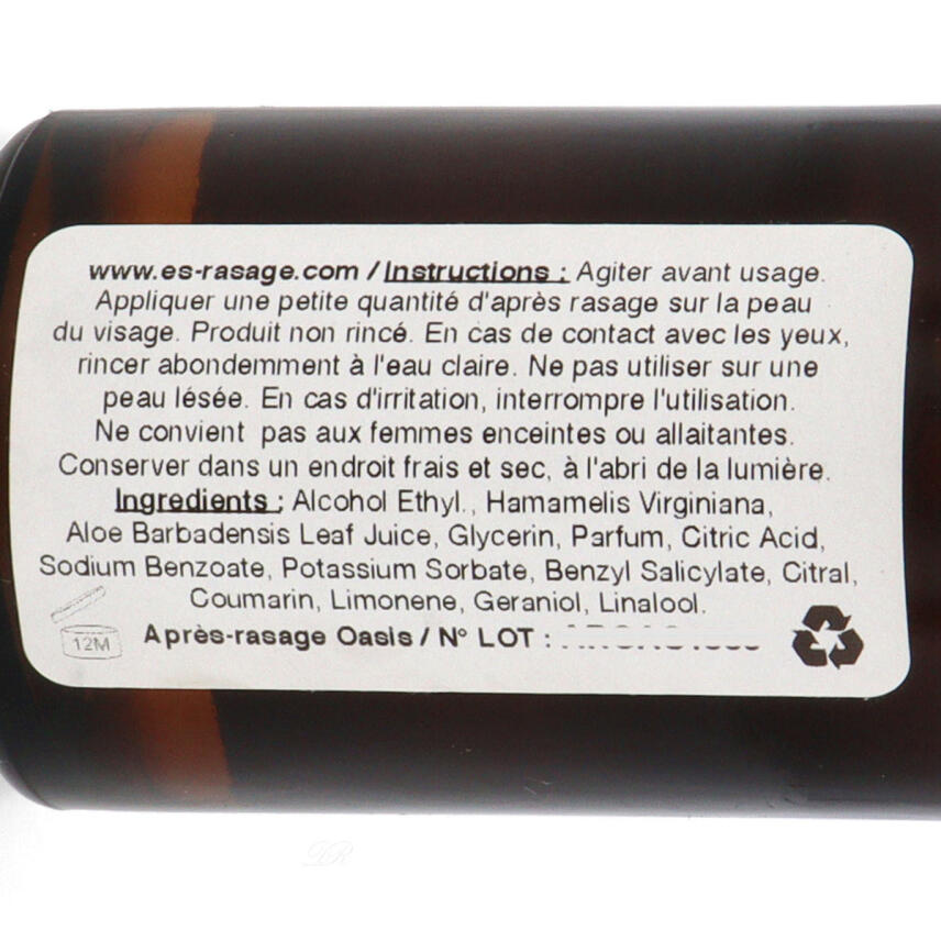 E&amp;S Rasage Traditionnel Aftershave Oasis 100 ml